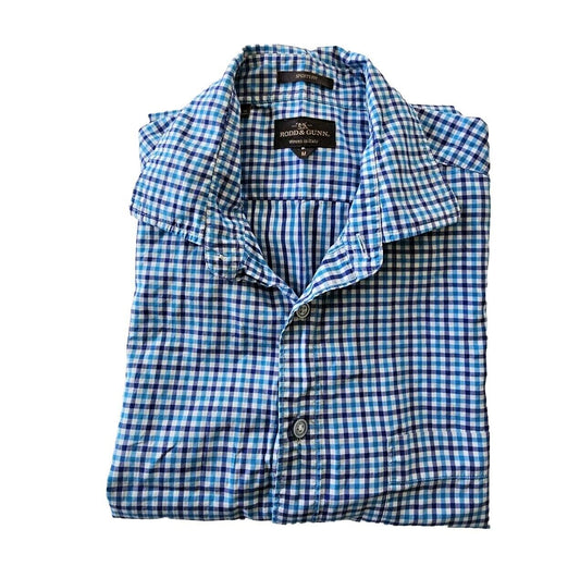 Rodd & Gunn Sports Fit Men's Long Sleeve Check Shirt Size M