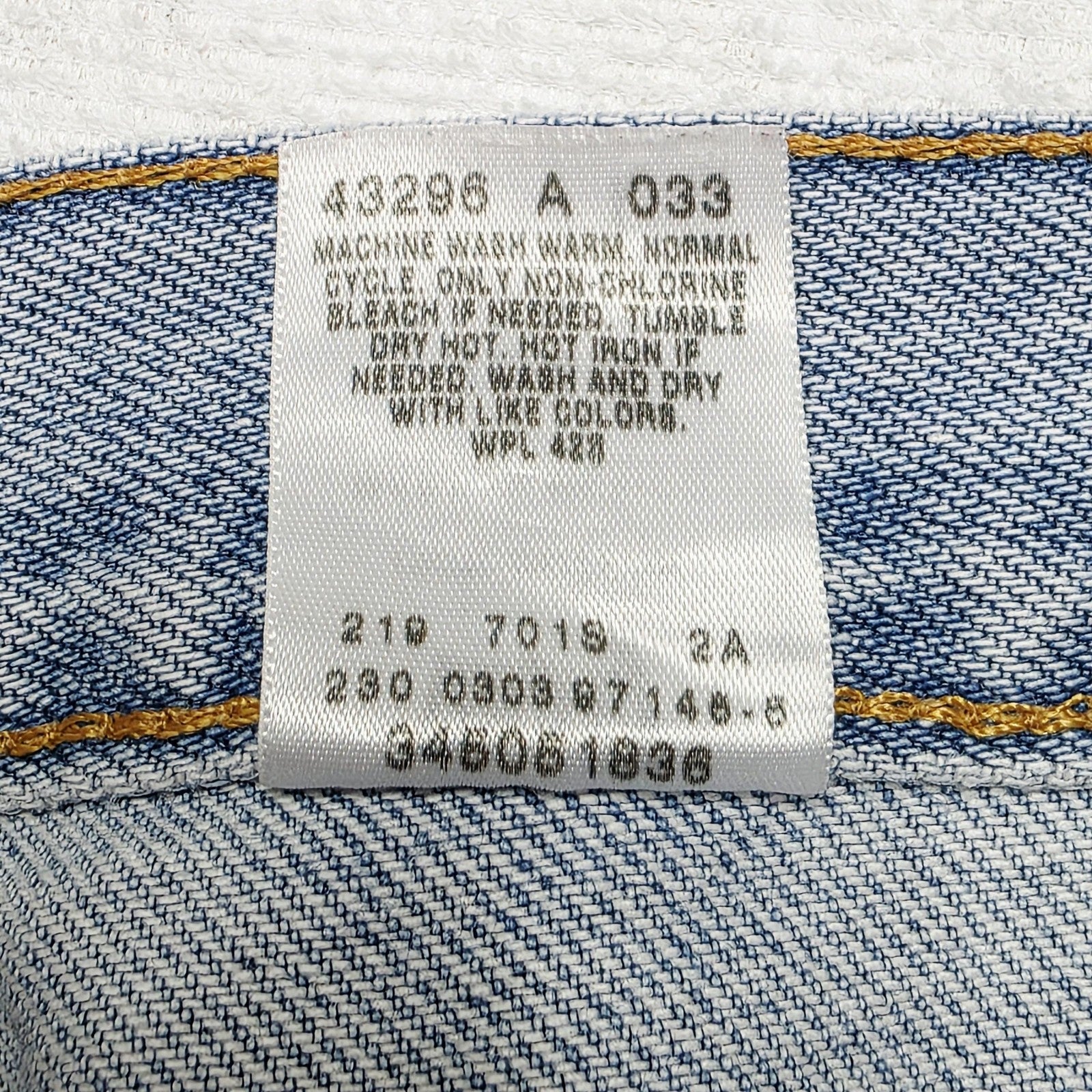 Levi's Shorts Men's 38 Blue 505 Regular Fit Denim Bermuda Jeans Casual Summer