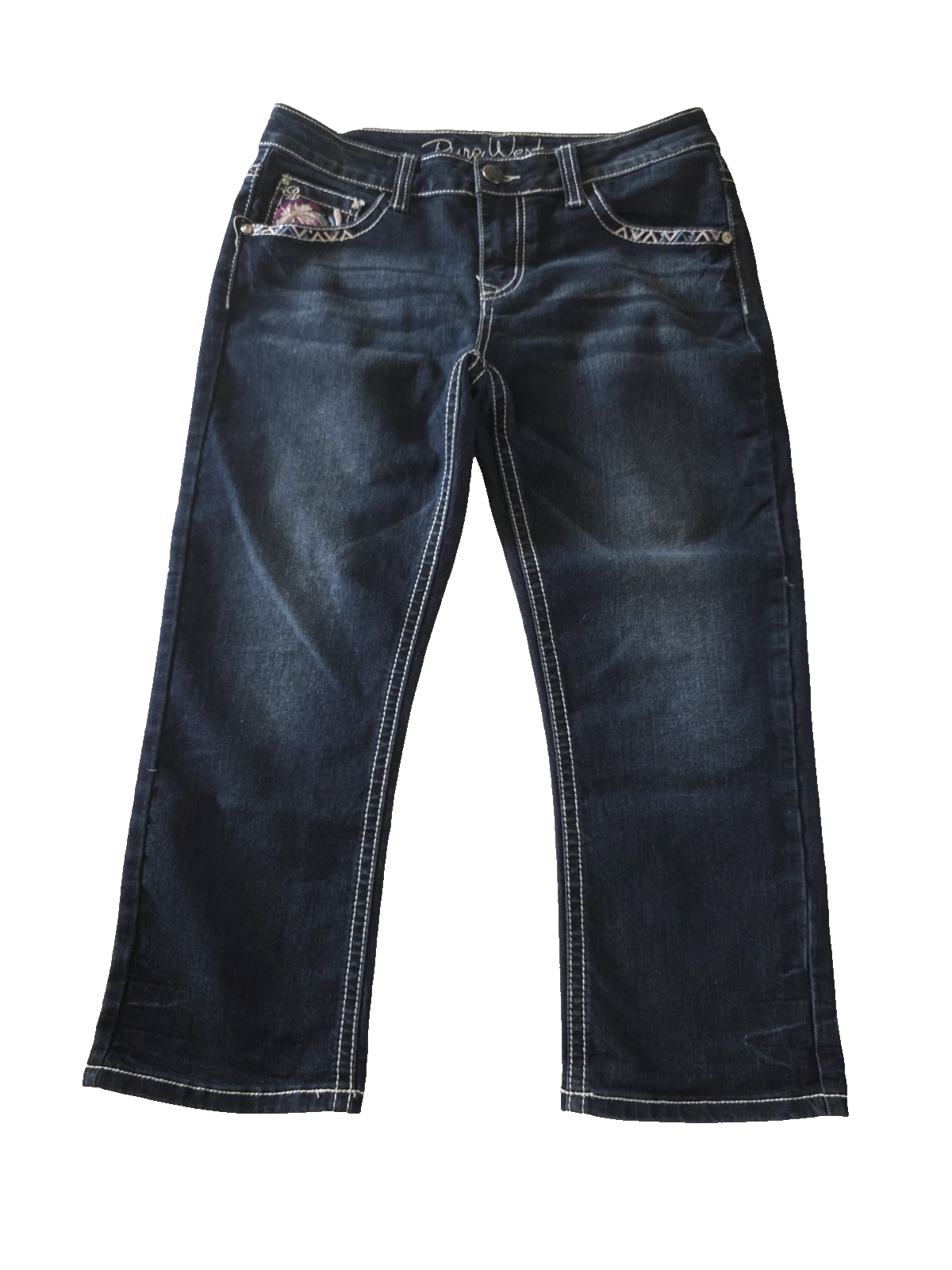 Pure Western Womens Capri Jeans Ladies Size 10