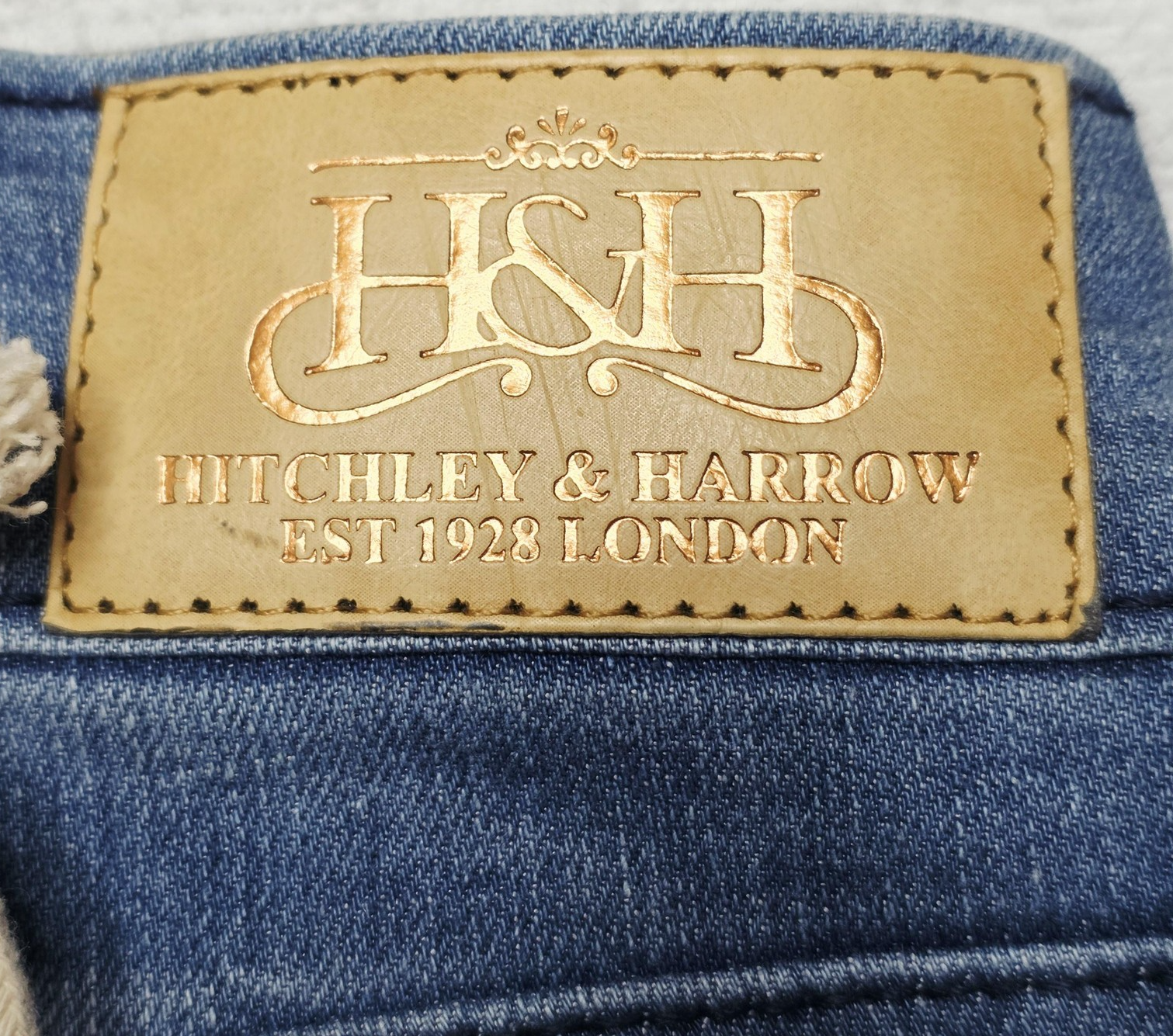 Hitchley & Harrow "Louisiana" Jeans Trouser Women's 30x36 Stretch Denim NWT