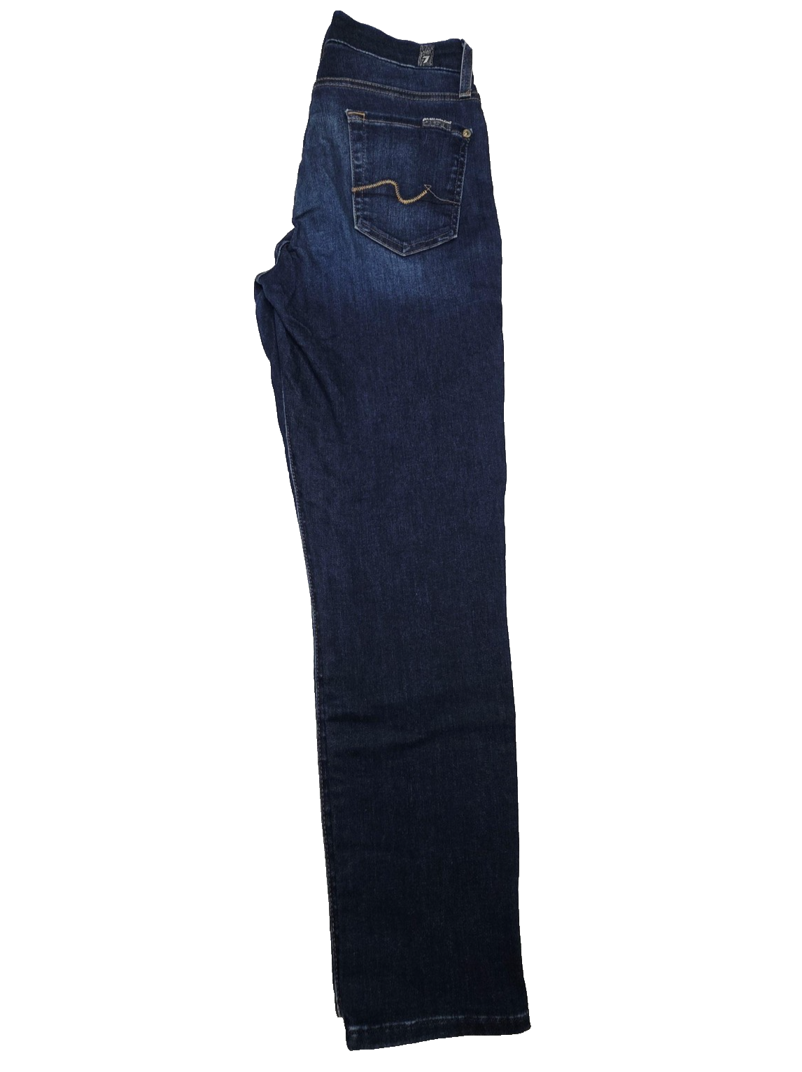 7 For All Mankind Jeans Women's 26x26 Blue Kimmie Crop Stretch Denim Pockets