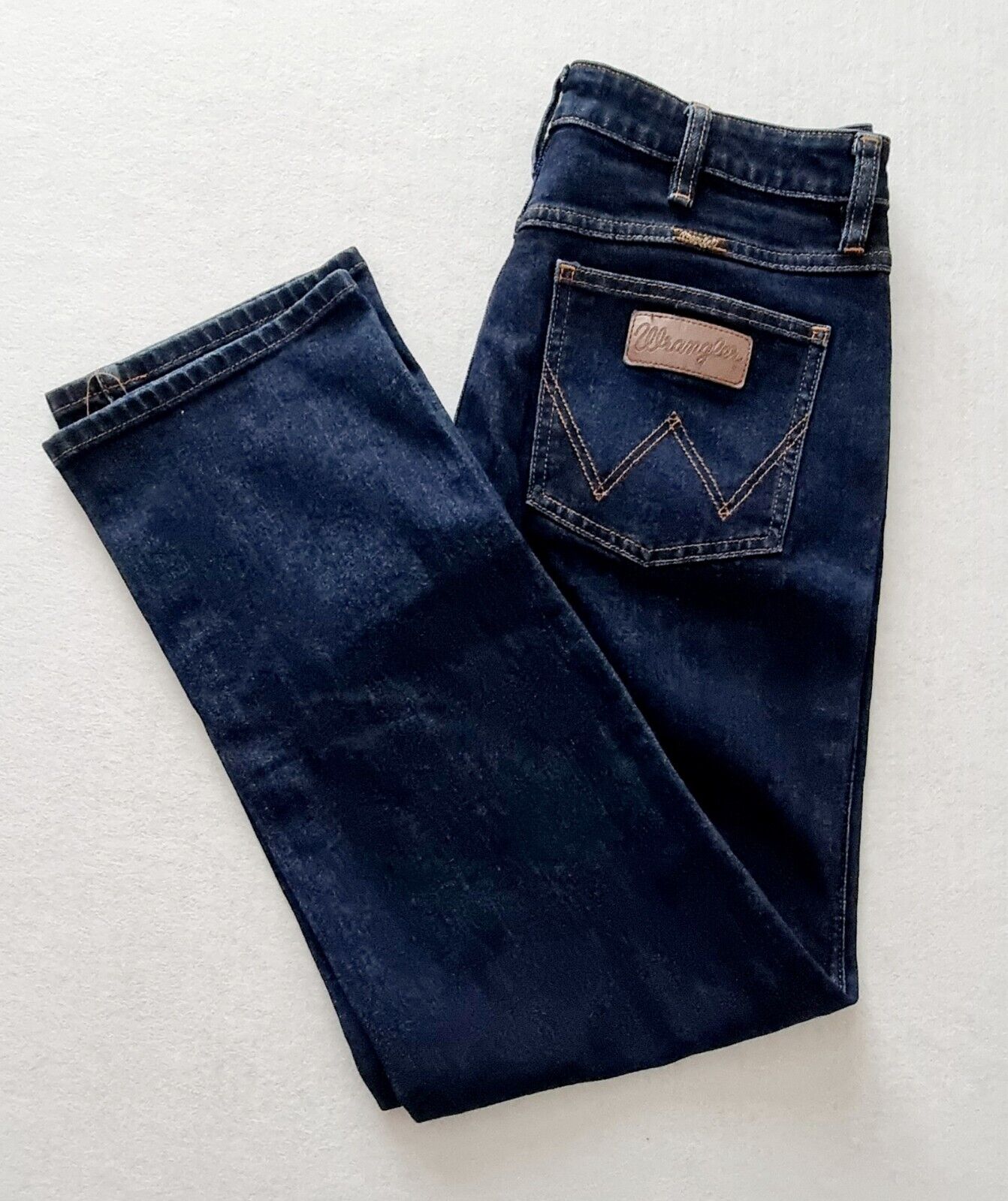 Wrangler Classic Straight Leg Original Rinse Indigo Mens Jeans Size 31x29