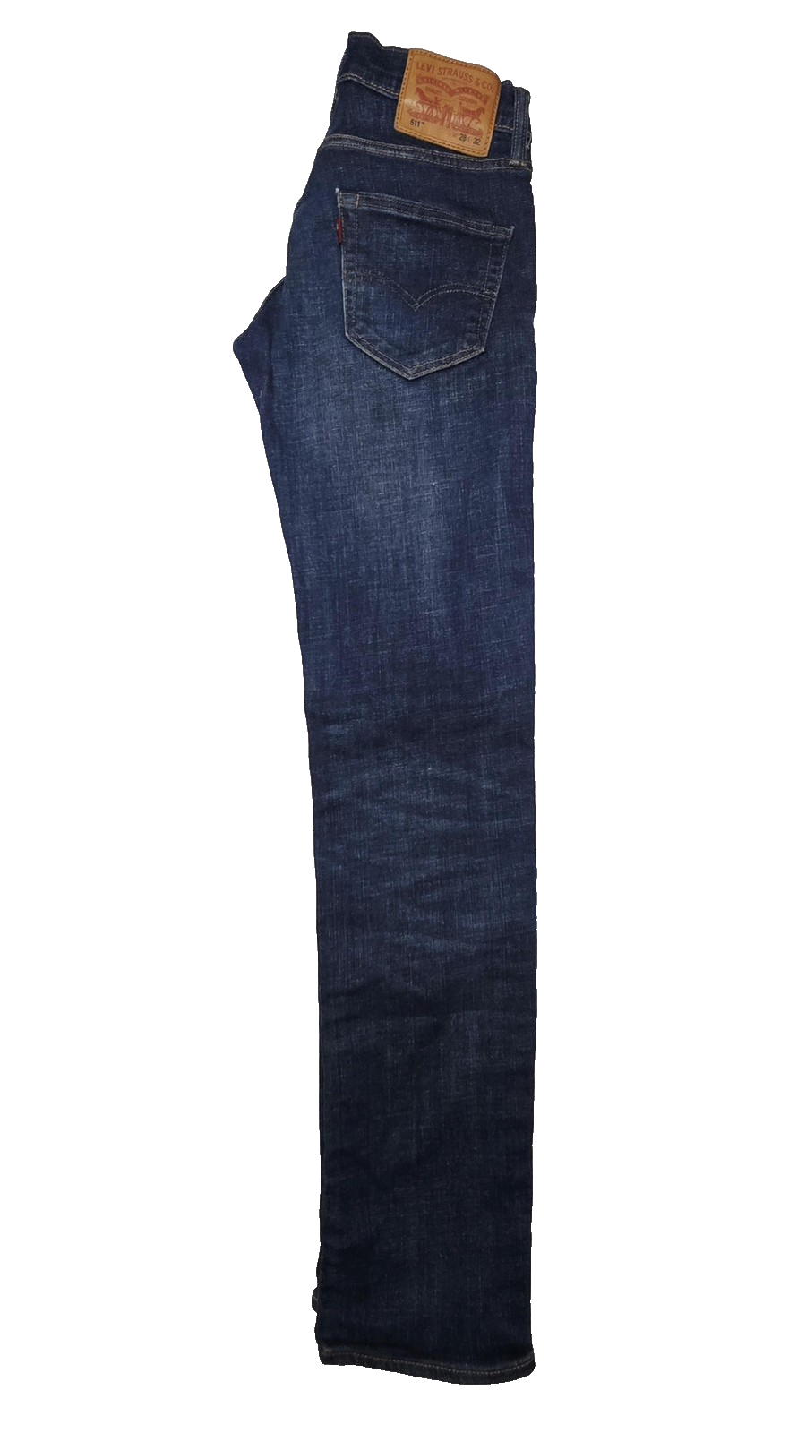 Levi' 511 Jeans Mens Slim Tapered Denim Medium Wash Stretch Size 28 x 30
