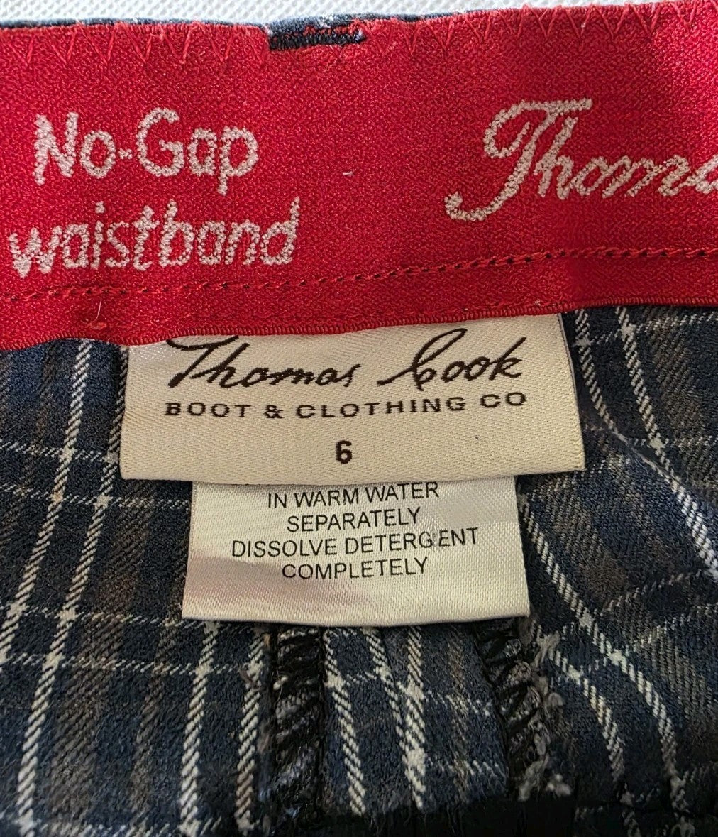 Thomas Cook Tartan Riding Pants Girls Size 6