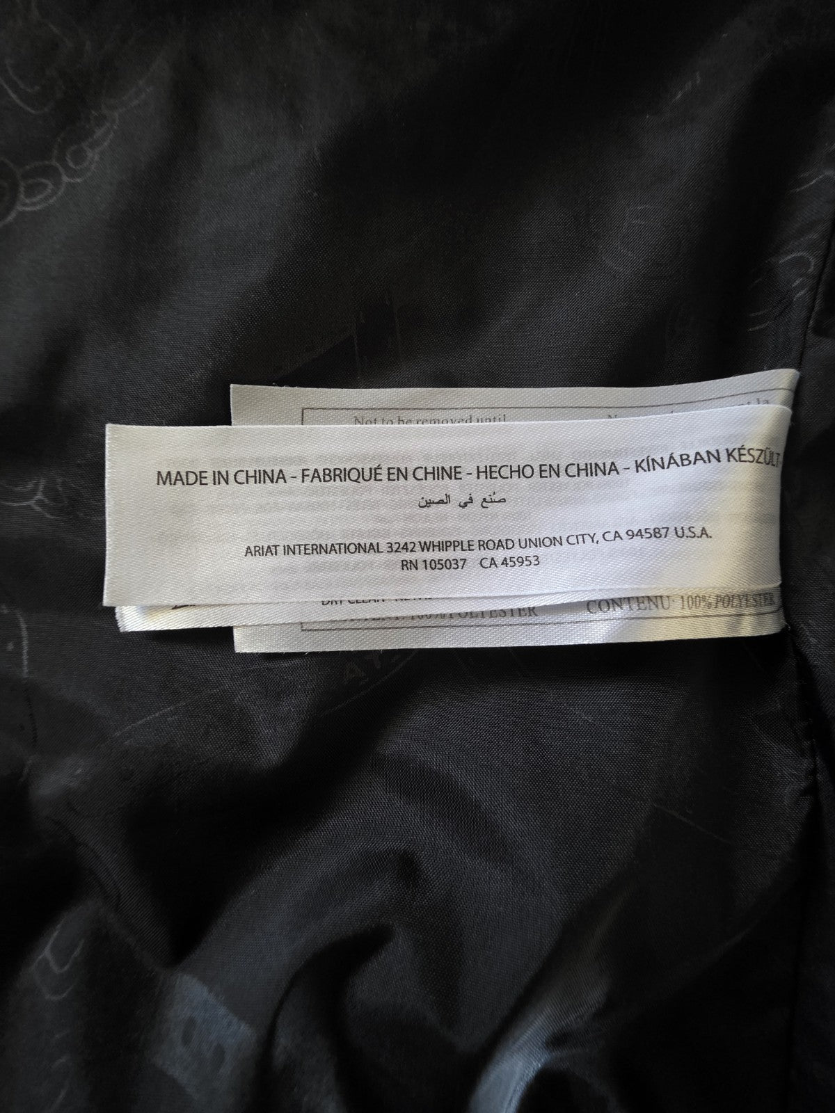 Ariat Puffer Vest Ladies Size M