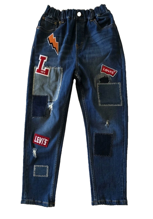 Levi's Patchwork Levi Ladies Shin length Jeans Size Small Short