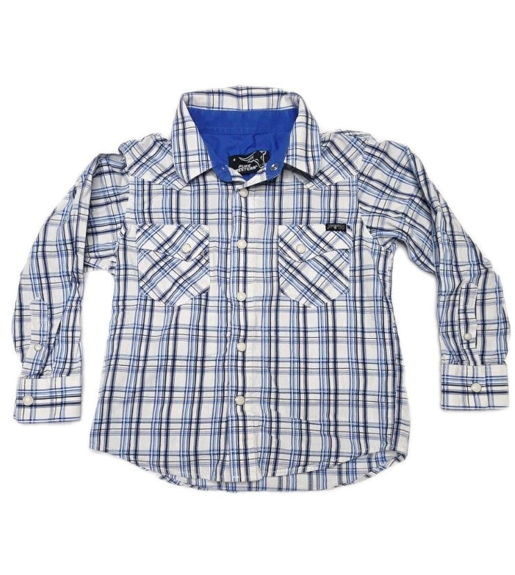 Pure Western Western Long Sleeve Shirt Boys Size 4