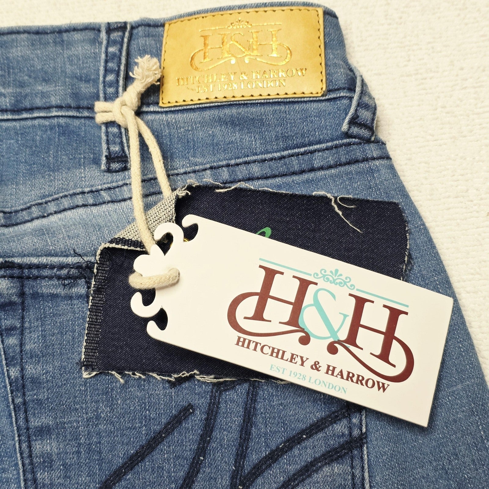 Hitchley & Harrow "Louisiana" Jeans Trouser Women's 30x36 Stretch Denim NWT