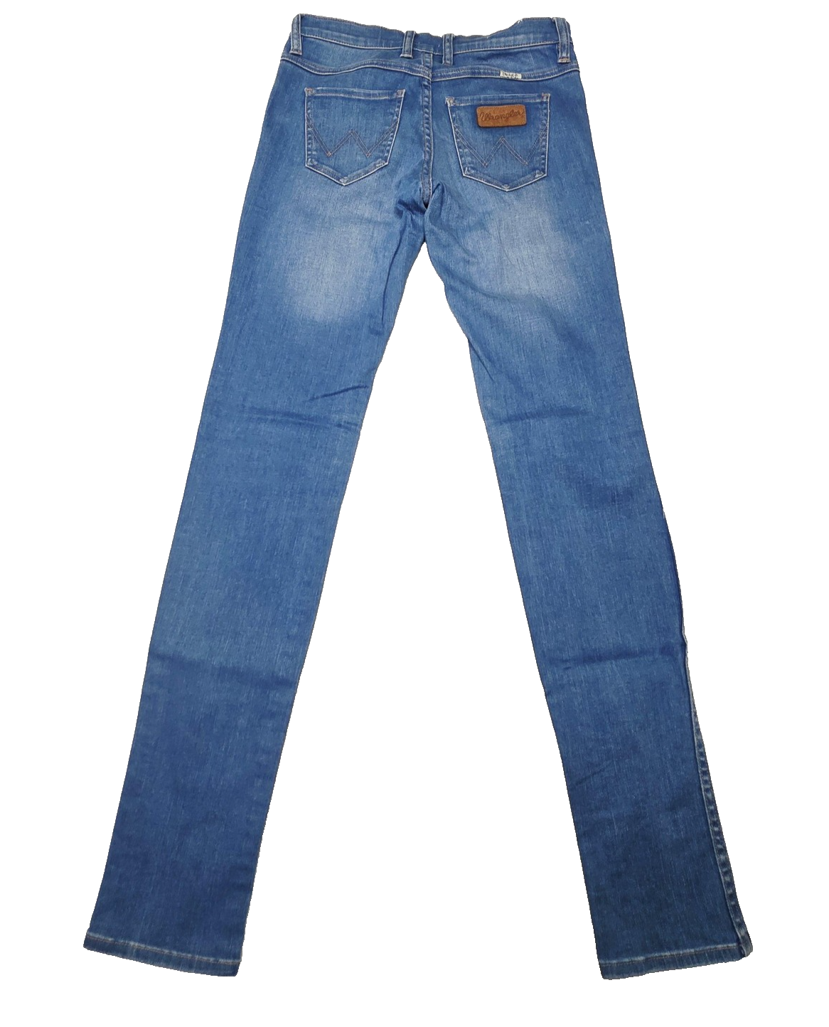 Wrangler Jeans Women's 8 Blue Twiggy Skinny Slim Stretch Denim Pockets Logo