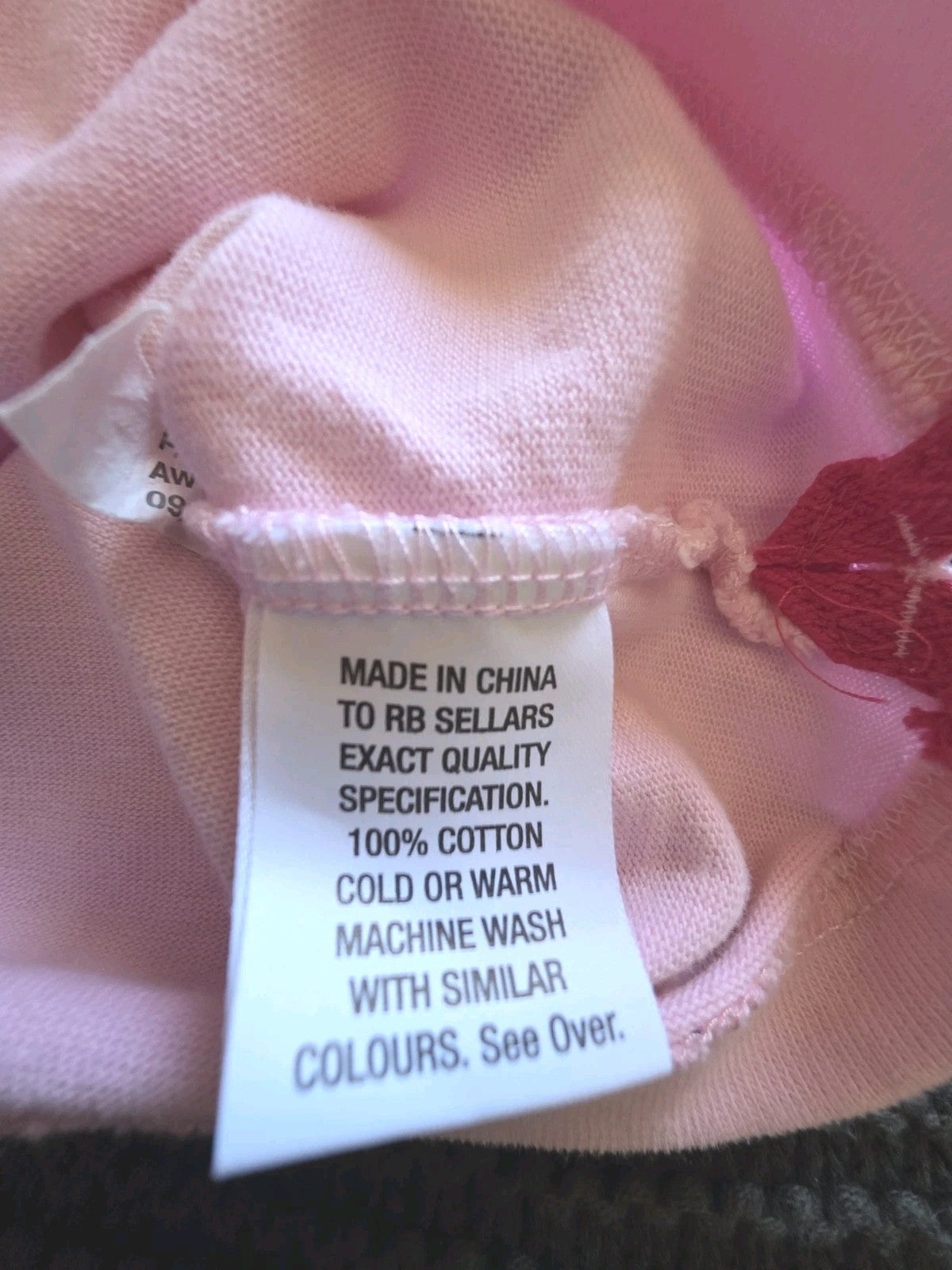 RB Sellars Women's Rugby Jersey - Pink - Size 16