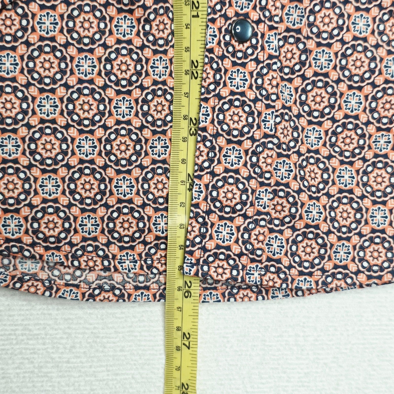 Cinch Shirt Boys XL 14 Multicoloured Long Sleeve Button Up Geometric Western