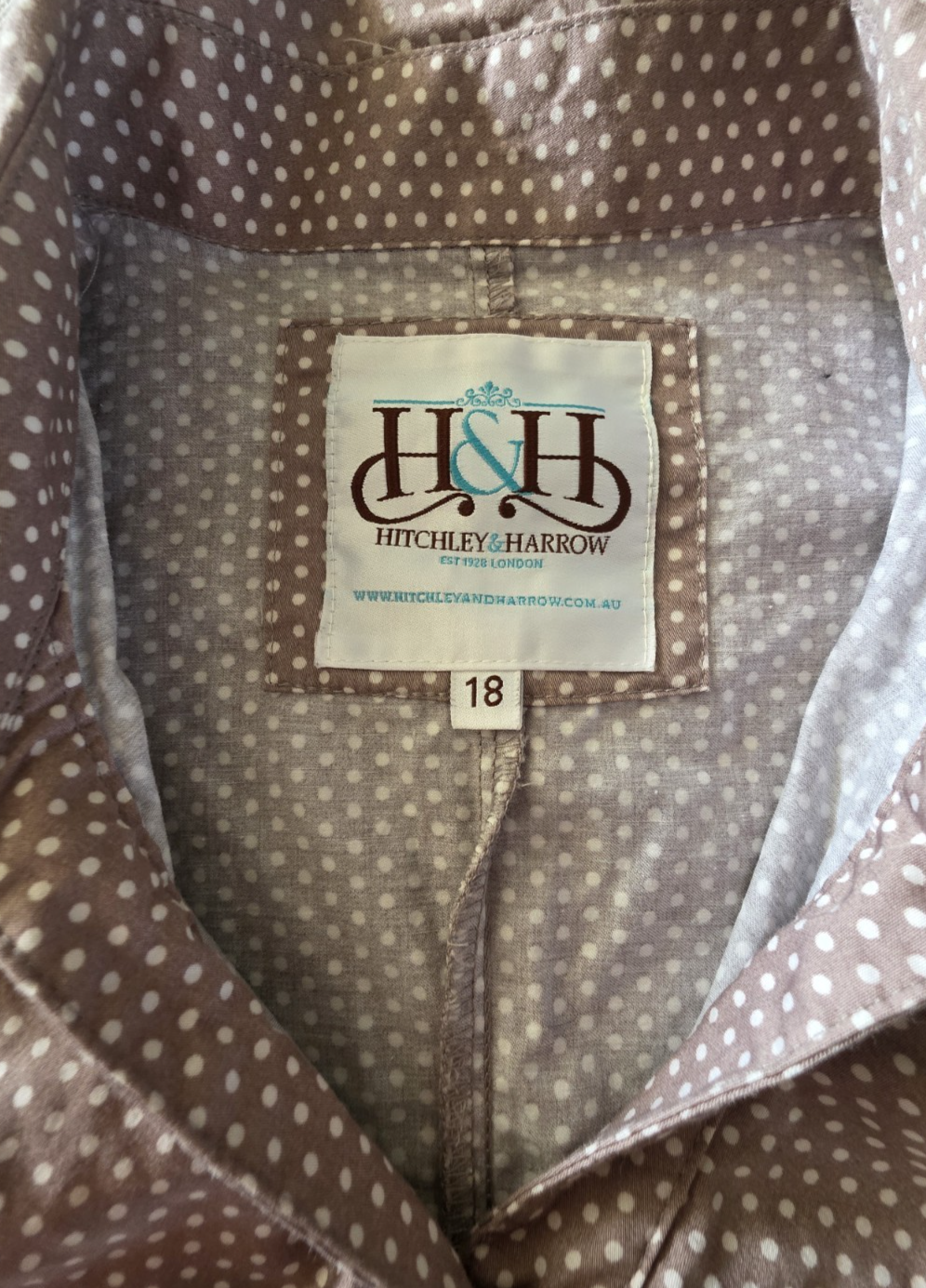 Hitchley & Harrow Western Arena Dress Shirt Ladies Size 18