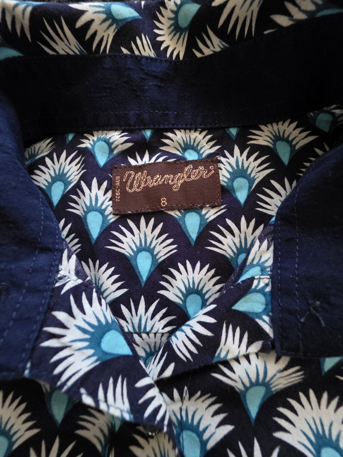 Wrangler Western Arena Long Sleeve Shirt ladies Size 8
