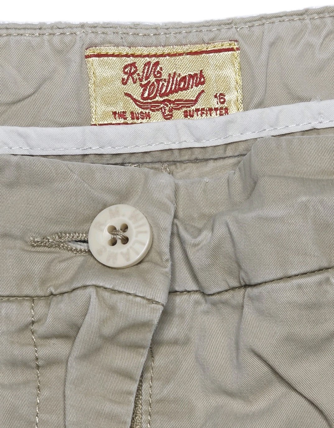 R.M. Williams Ladies Buckskin Shorts Size 16