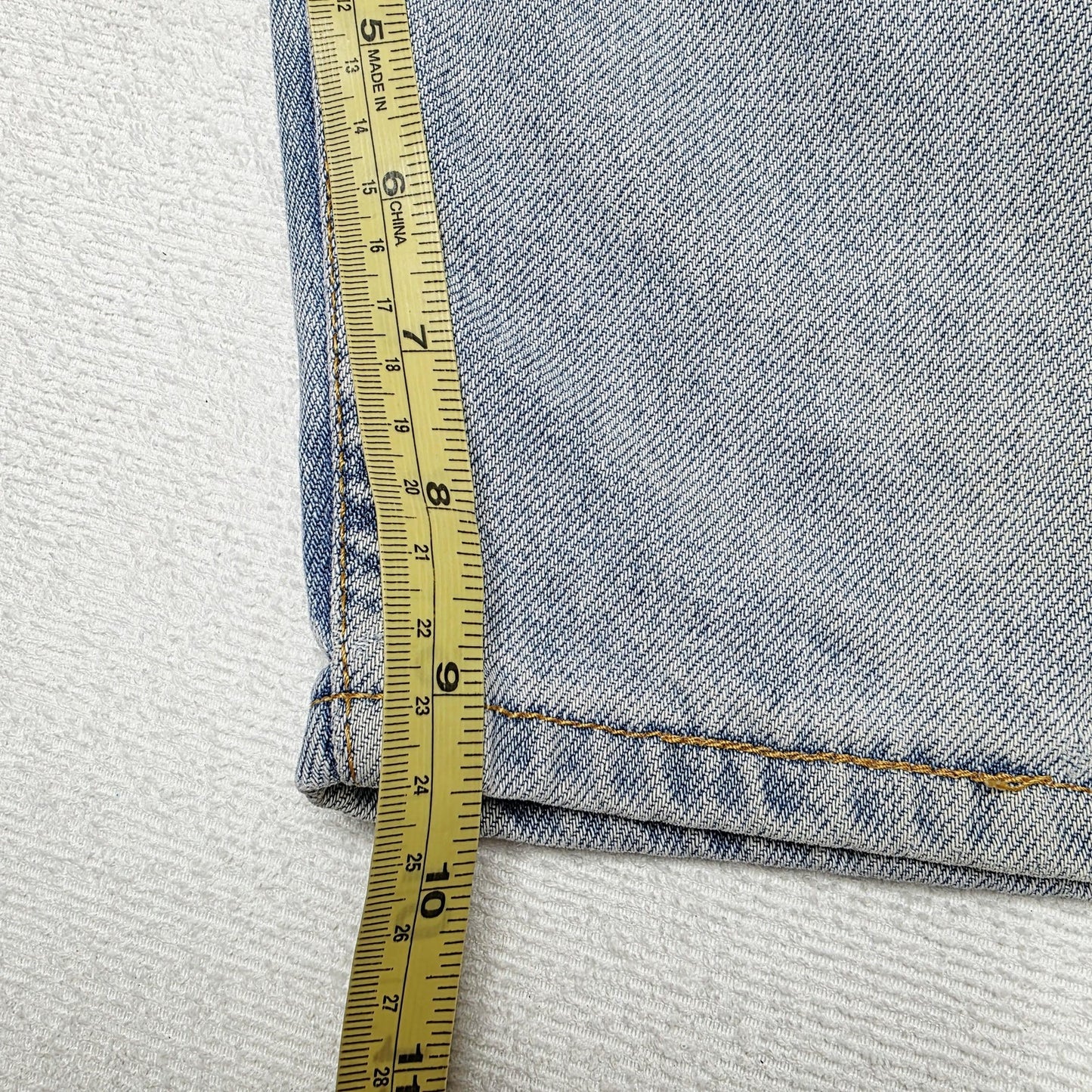 Levi's Shorts Men's 38 Blue 505 Regular Fit Denim Bermuda Jeans Casual Summer