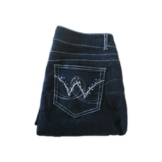Wrangler Mid Rise Jackson Jewels Jeans Ladies Size 5/6 x 29
