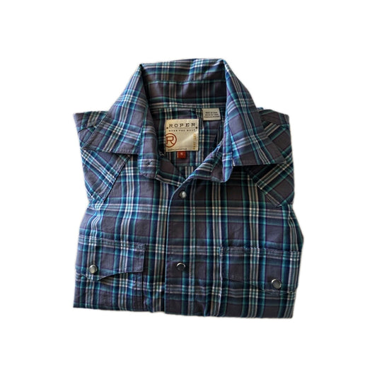 Roper Western Long Sleeve Shirt Men's Size Small