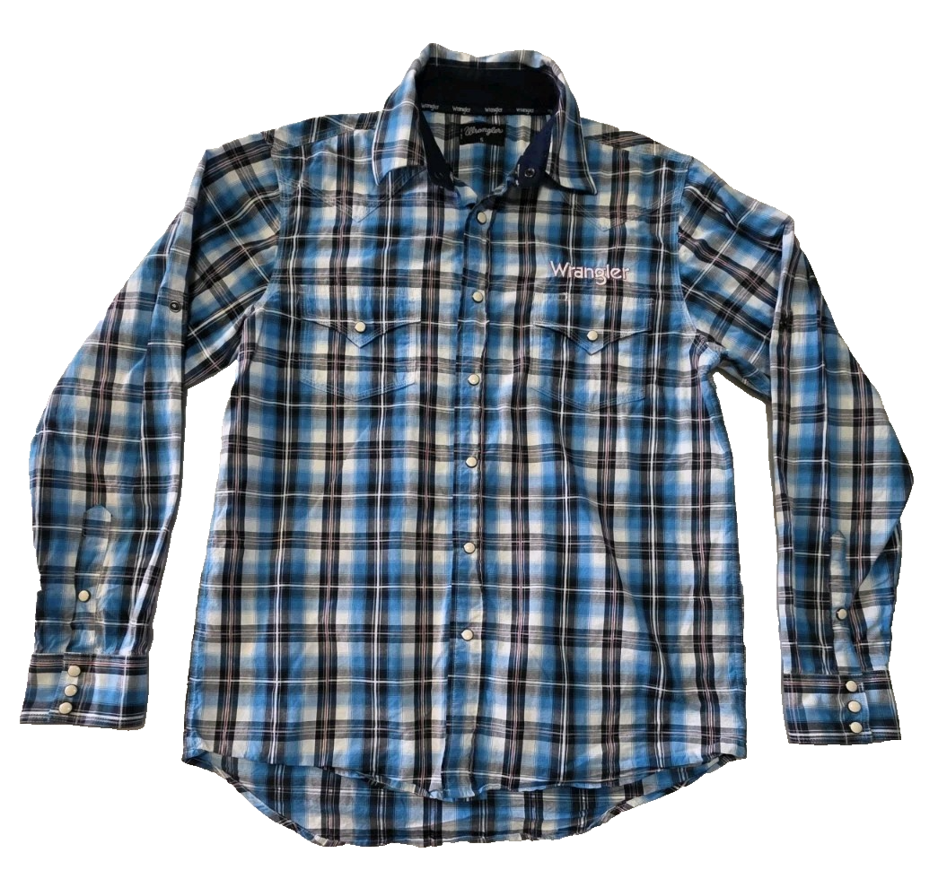 Wrangler Western Rodeo Long Sleeve Shirt Men's Size S