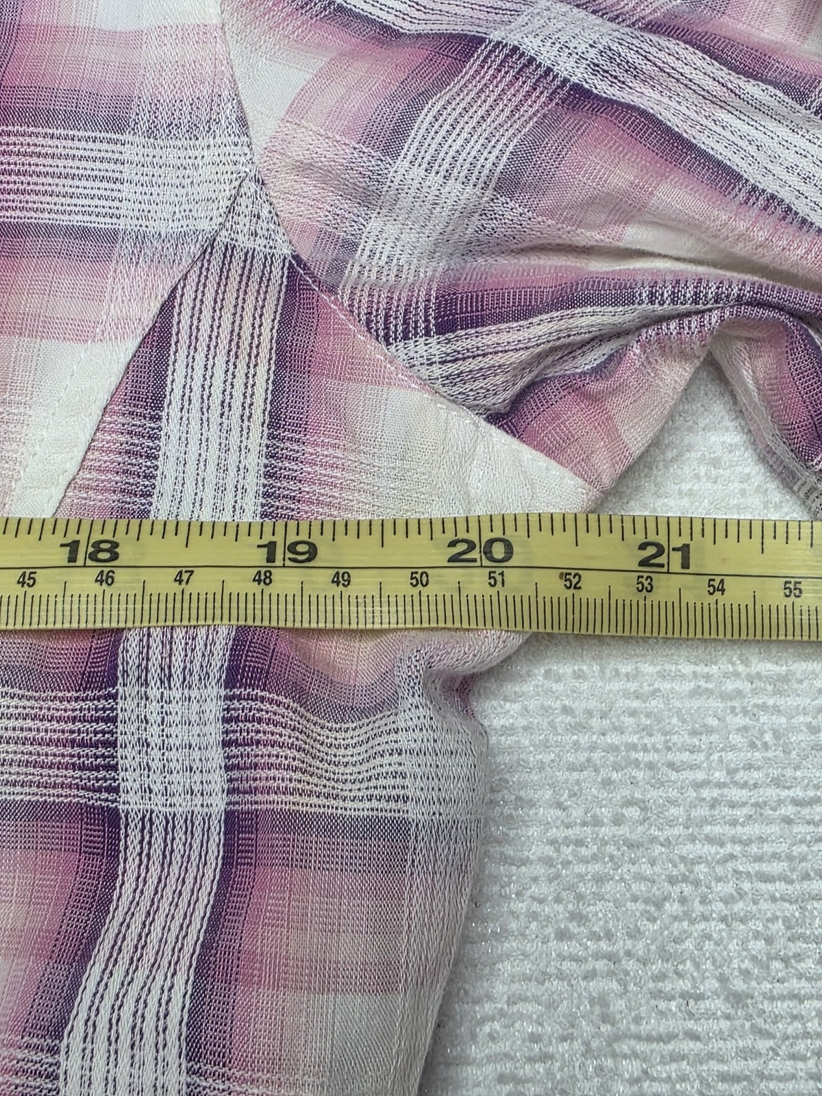 Wrangler Shirt Womens 14 Pink Plaid 100% Cotton Snap Button Up Spring Casual