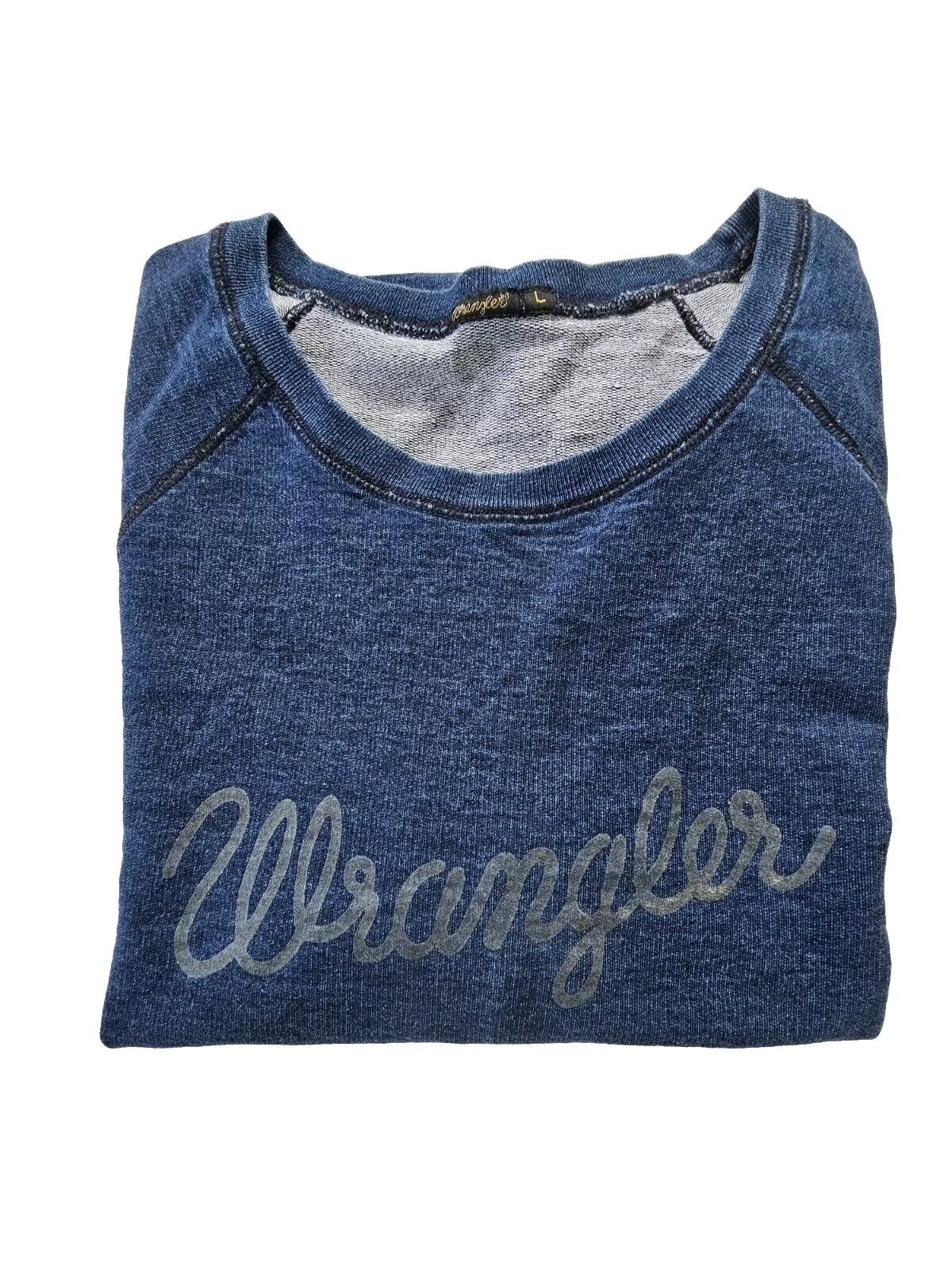 Wrangler Logo Jumper Jersey Mens Size Large