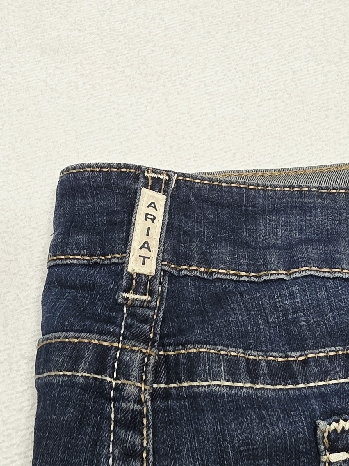 Ariat R.E.A.L. Perfect Rise Boot Jeans Woman's 24 Plus Blue Stretch 44x33