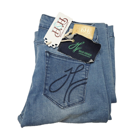 Hitchley & Harrow "Louisiana" Jeans Trouser Women's 30x36 Stretch Denim NWT