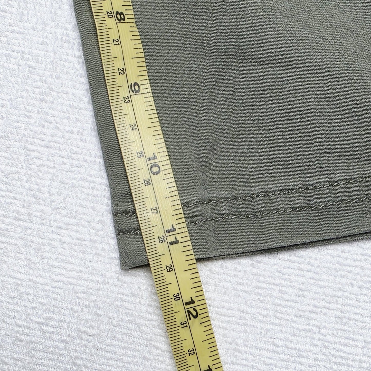 Wrangler Shorts Men's 32 Green Cargo Canvas Cotton Elastane Workwear Casual