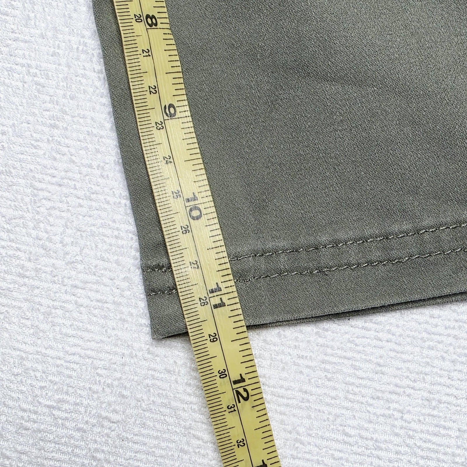 Wrangler Shorts Men's 32 Green Cargo Canvas Cotton Elastane Workwear Casual