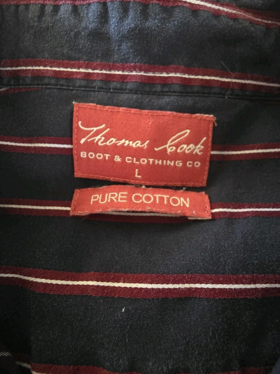 Thomas Cook Long Sleeve Shirts Mens Size L