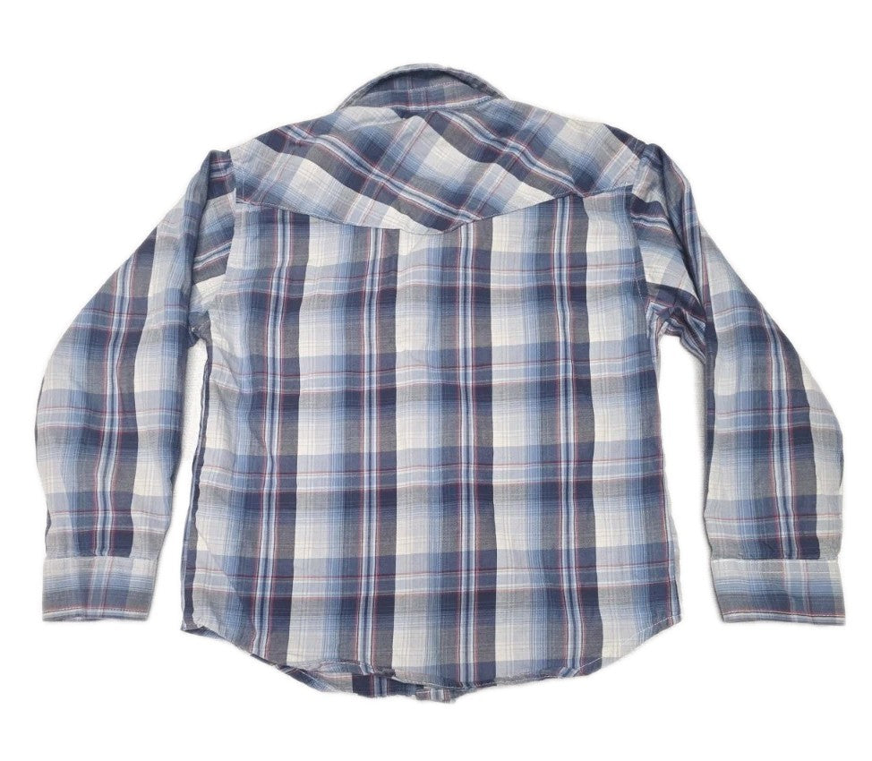 Roper Western Long Sleeve Shirt Boys Size Small 6-7