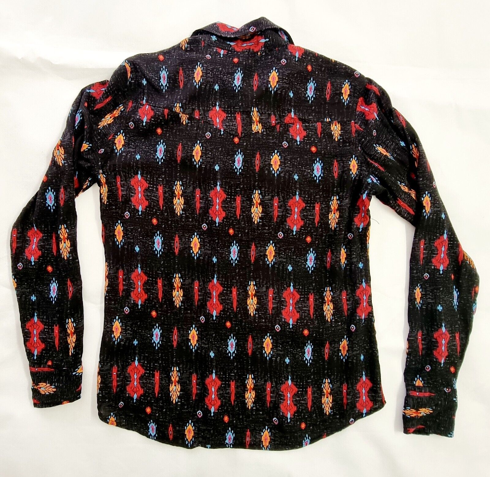 Roper Western Riding Campdraft Long Sleeve Shirt Ladies Size Small
