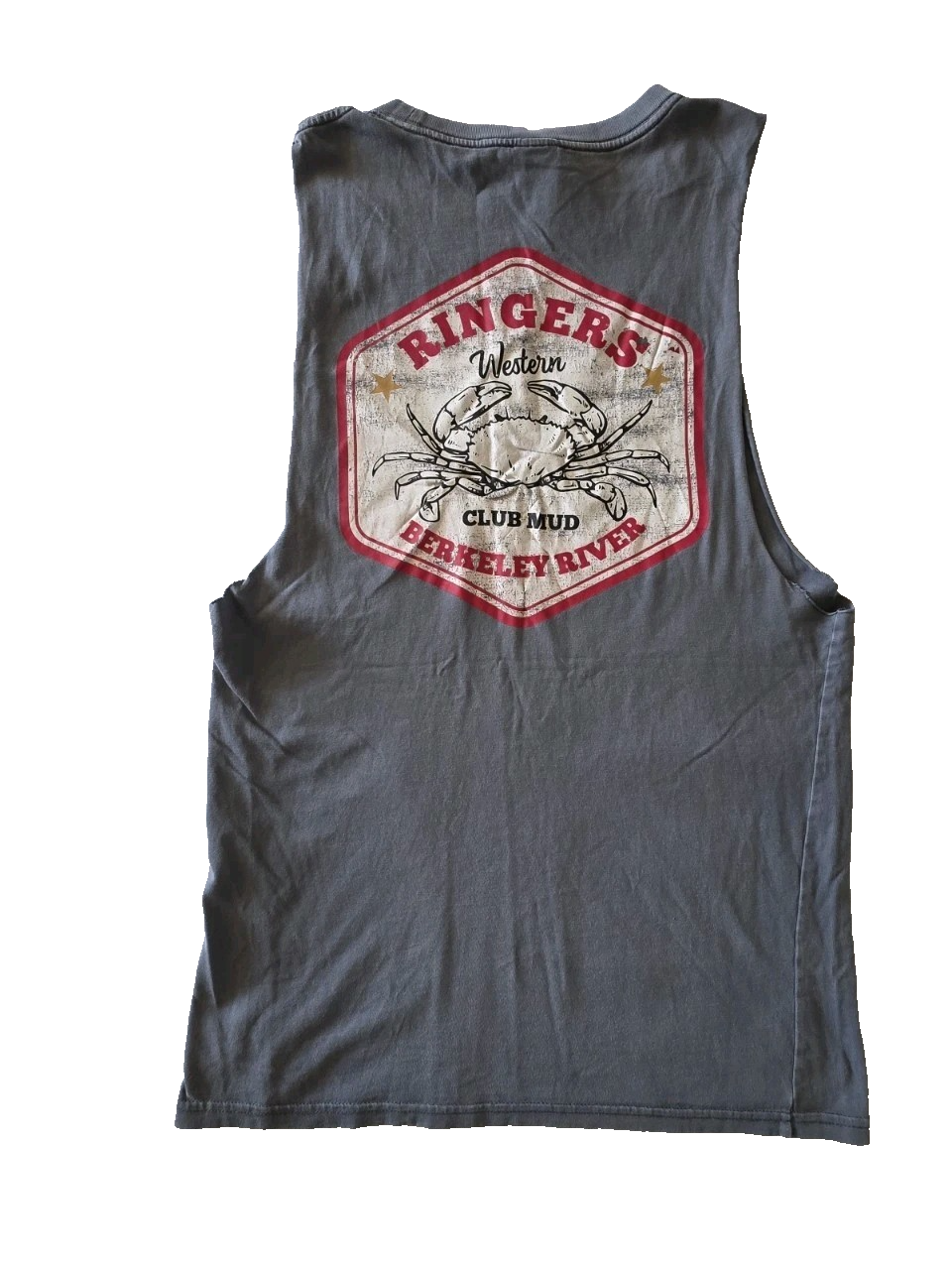 Ringers Western Club Mud Berkeley River Muscle Tank Mens Size XS