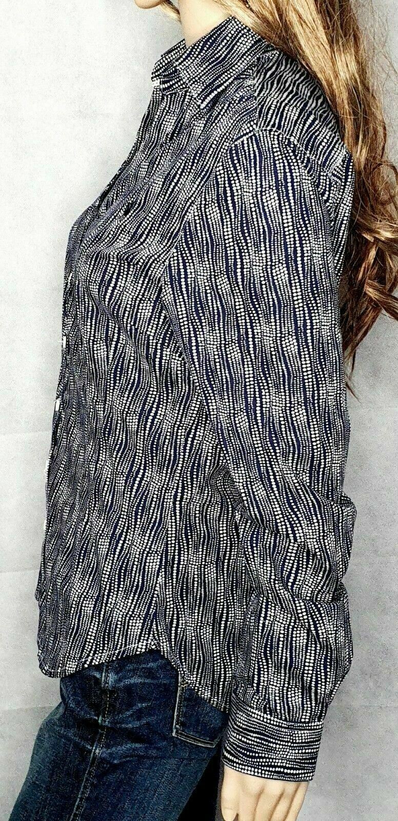 Thomas Cook Fitted Stretch Long Sleeve Shirt Ladies Size 8