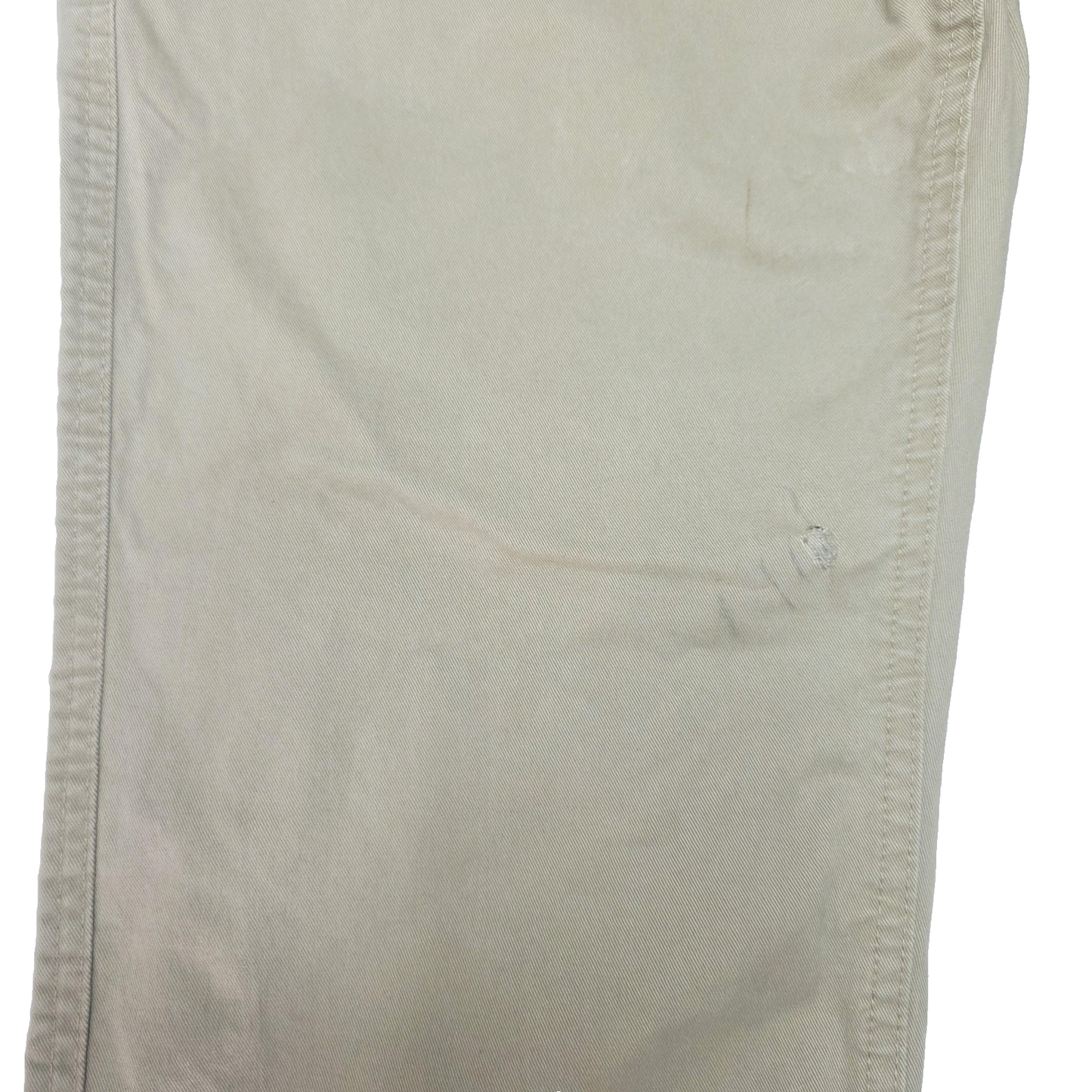 R.M. Williams Jeans Men's 37x32 Beige Straight Regular Stretch Denim Logo