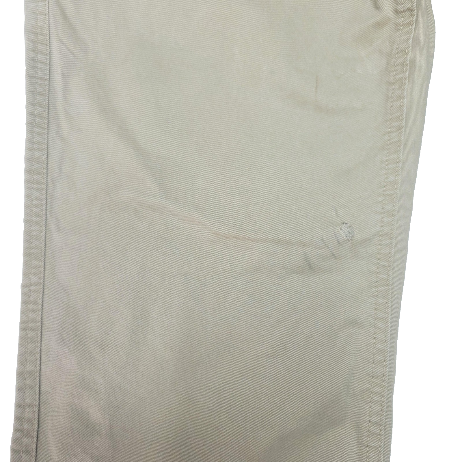 R.M. Williams Jeans Men's 37x32 Beige Straight Regular Stretch Denim Logo