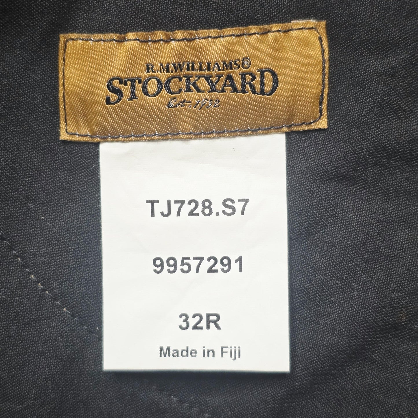 R.M. Williams Stockyard Jeans Men's 32 x 32 Brown Straight Regular Cotton