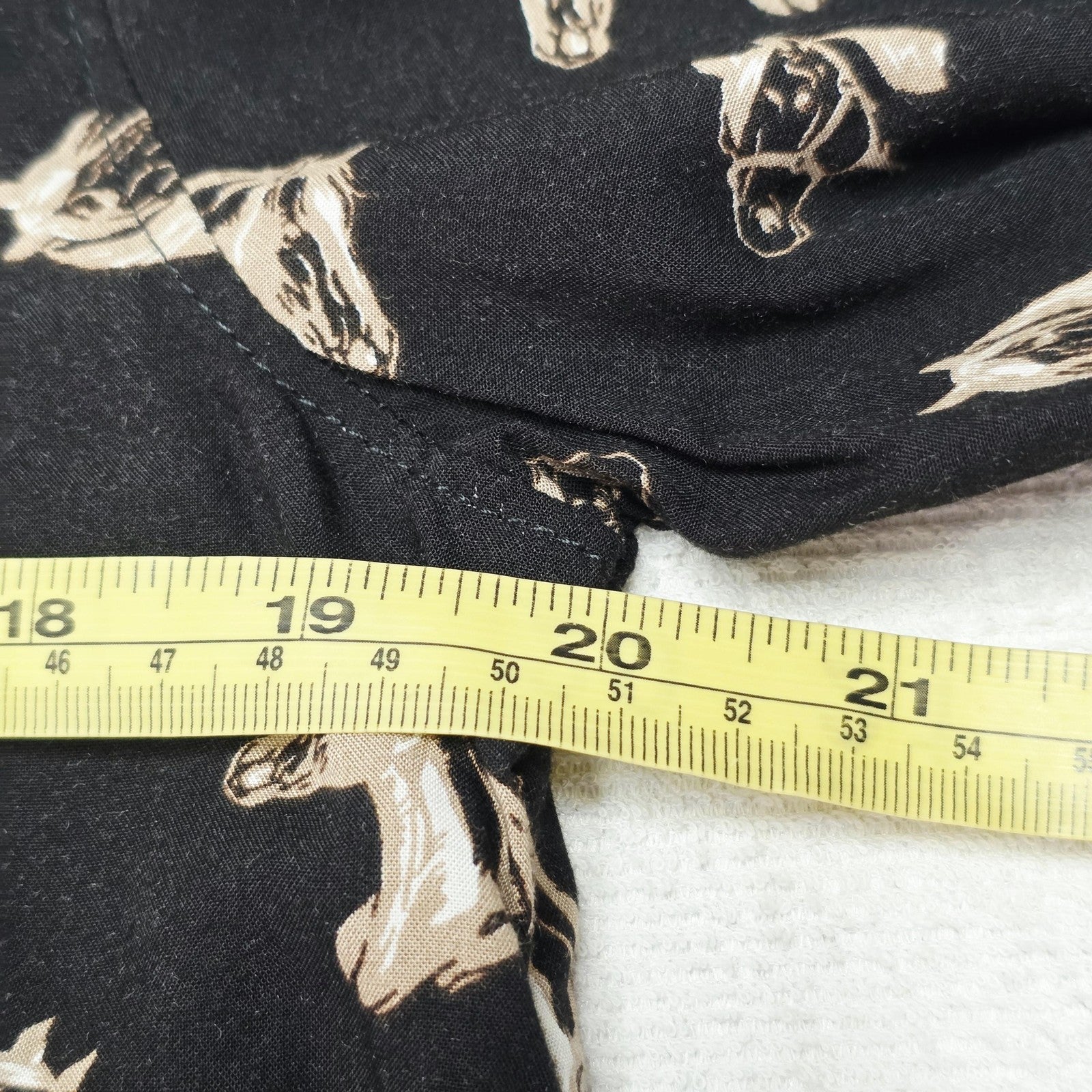 Cruel Denim Shirt Women's S Black Long Sleeve Snap Button Horse Print Western