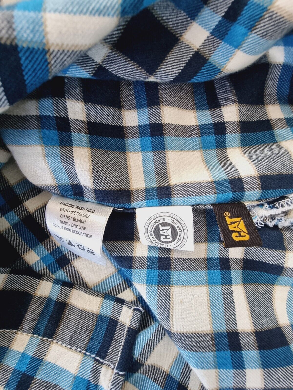 CAT premium Workwear Mens Short Sleeve Shirt Size L.