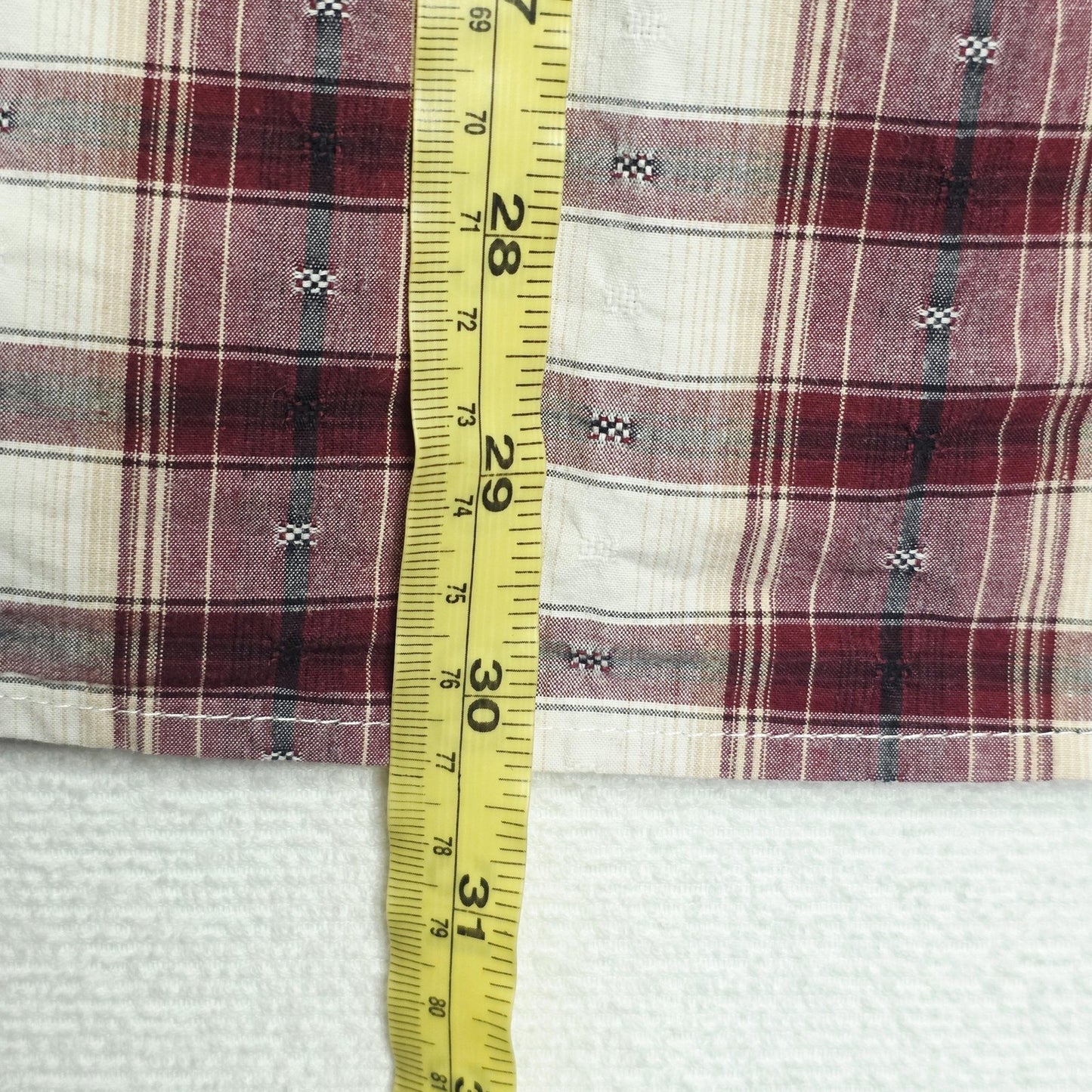 Bullzye Shirt Mens 2XL Red Plaid Long Sleeve Snap Front Western Casual Country