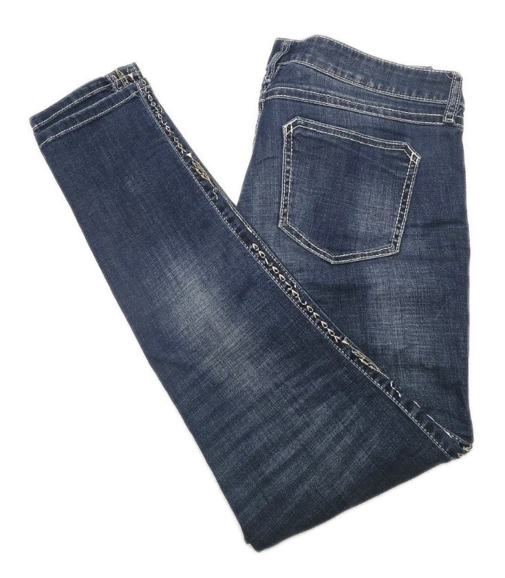 Wrangler ROCK 47 WHS89CL Ultra Low Rise Tapered Ladies Jeans Size 31