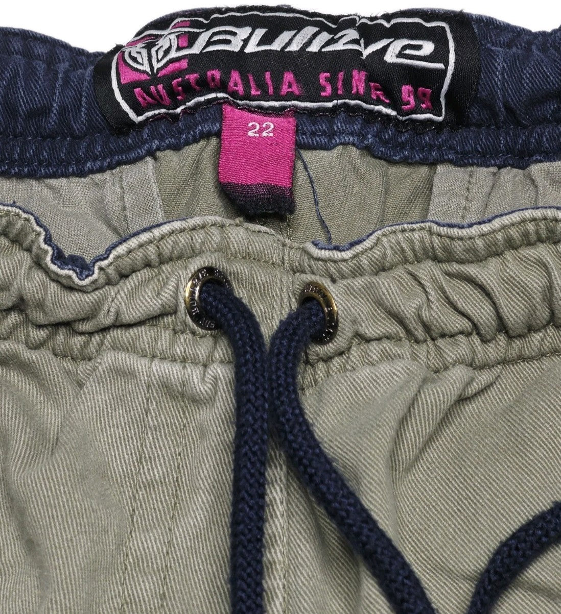 Bullzye Ruggers Olive Ladies Shorts Size 22