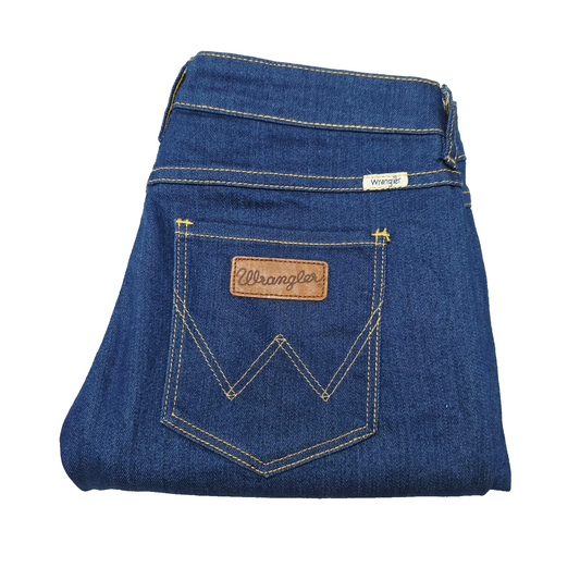 Wrangler Jeans Women's 12 AU Blue Twiggy Skinny Stretch Denim Dark Wash