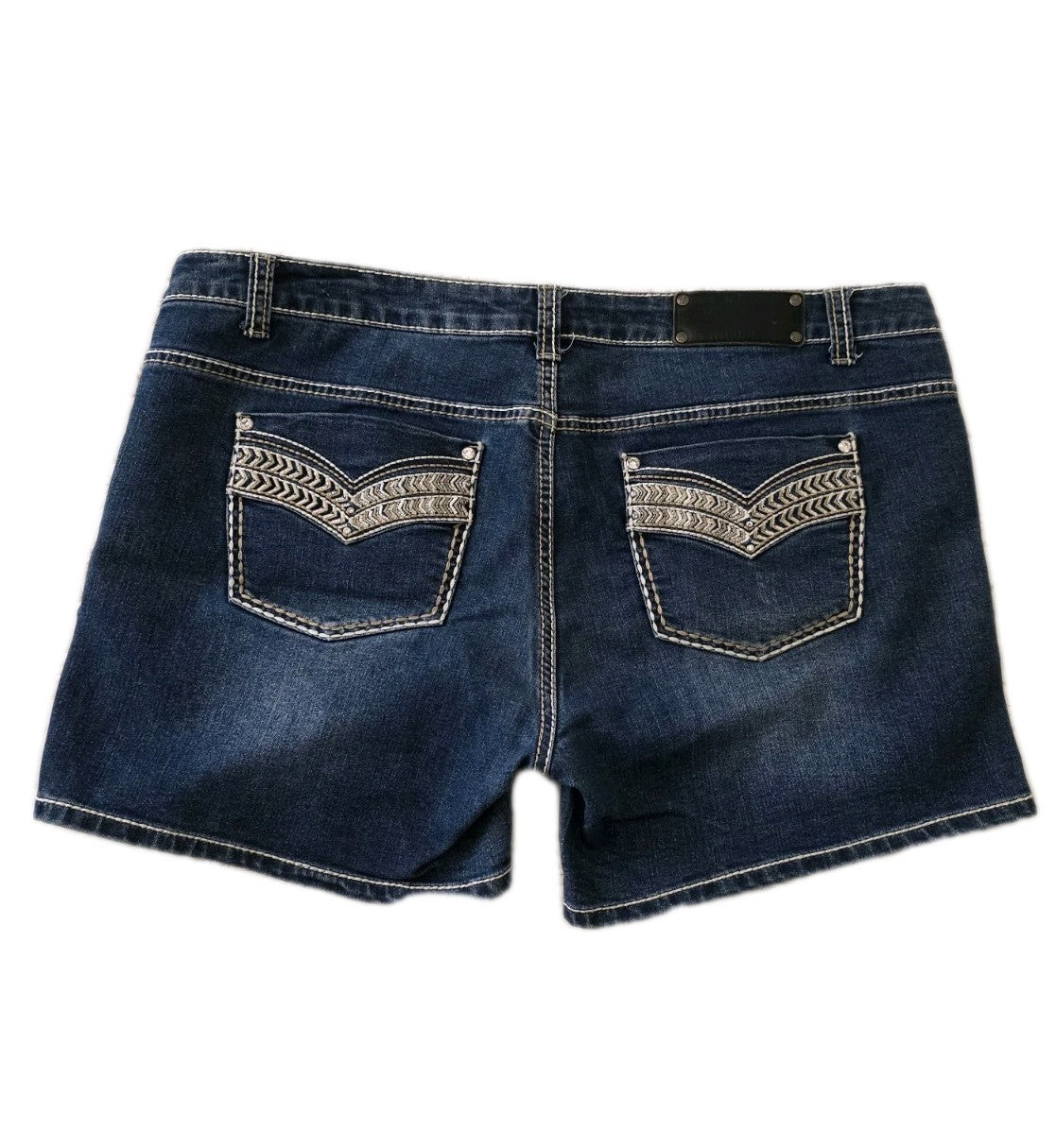 Pure Western Mid Rise Denim Shorts Ladies Size 18