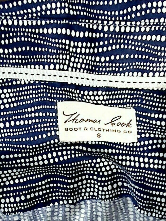 Thomas Cook Fitted Stretch Long Sleeve Shirt Ladies Size 8