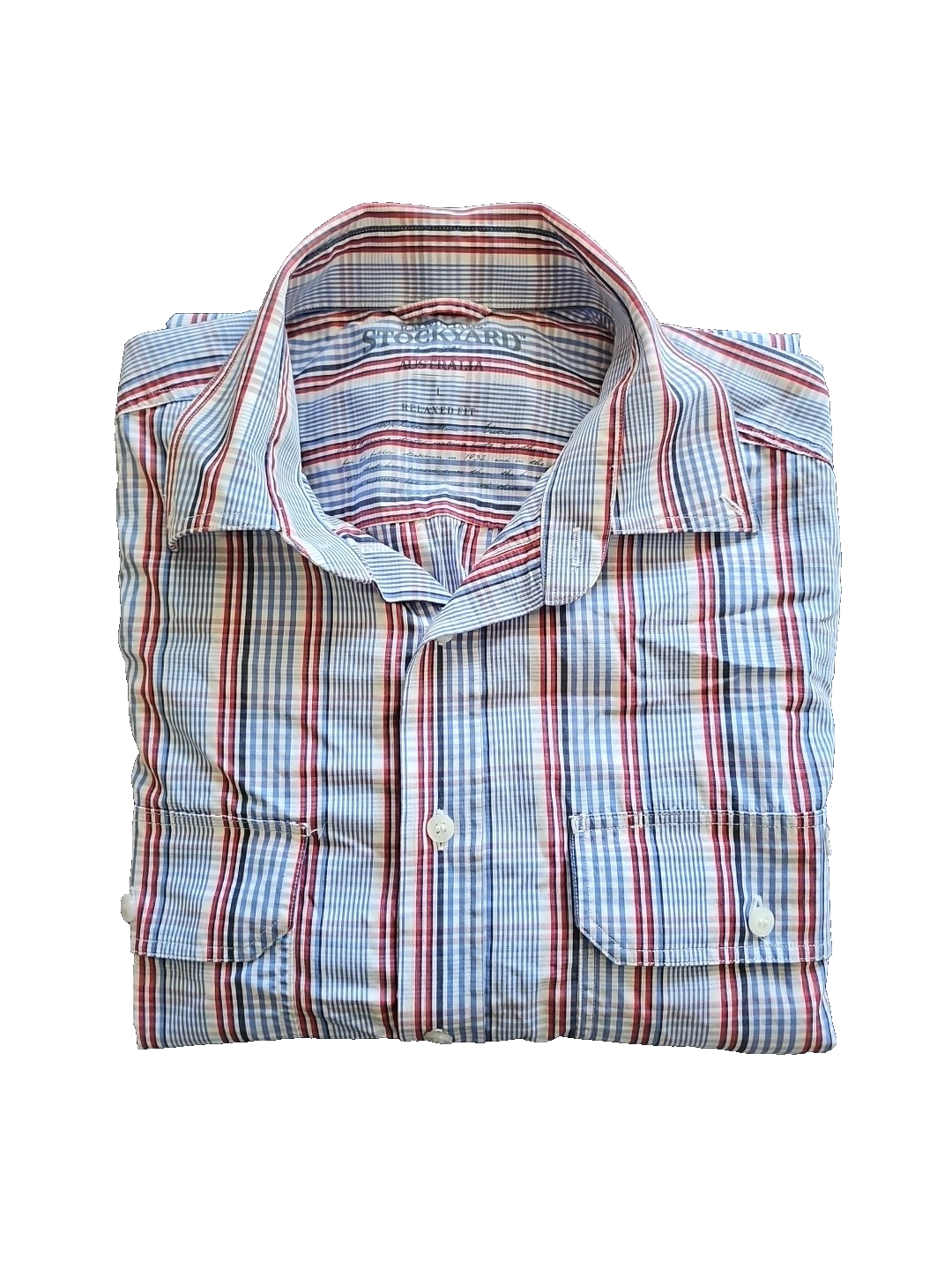 R.M Williams Stockyard Relaxed Fit Short Sleeve Shirt Men's Size Large