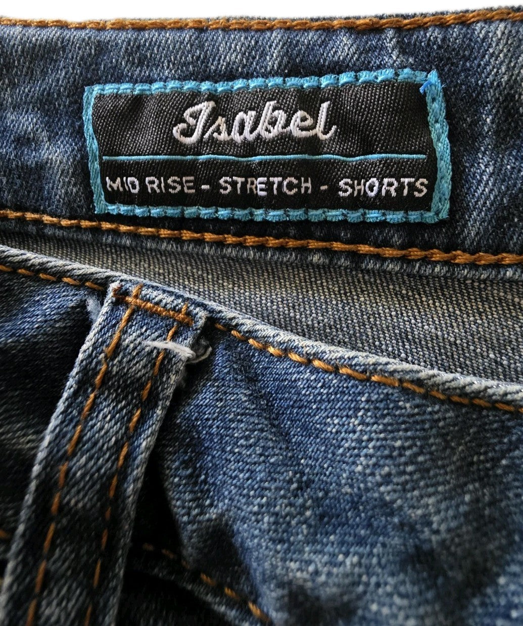 Bullzye Isabel Mid Rise Denim Shorts Ladies Size 16