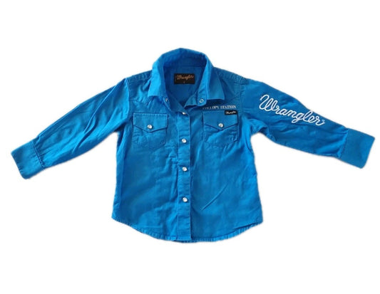 Wrangler Western Toddlers Boys Shirt Size 2