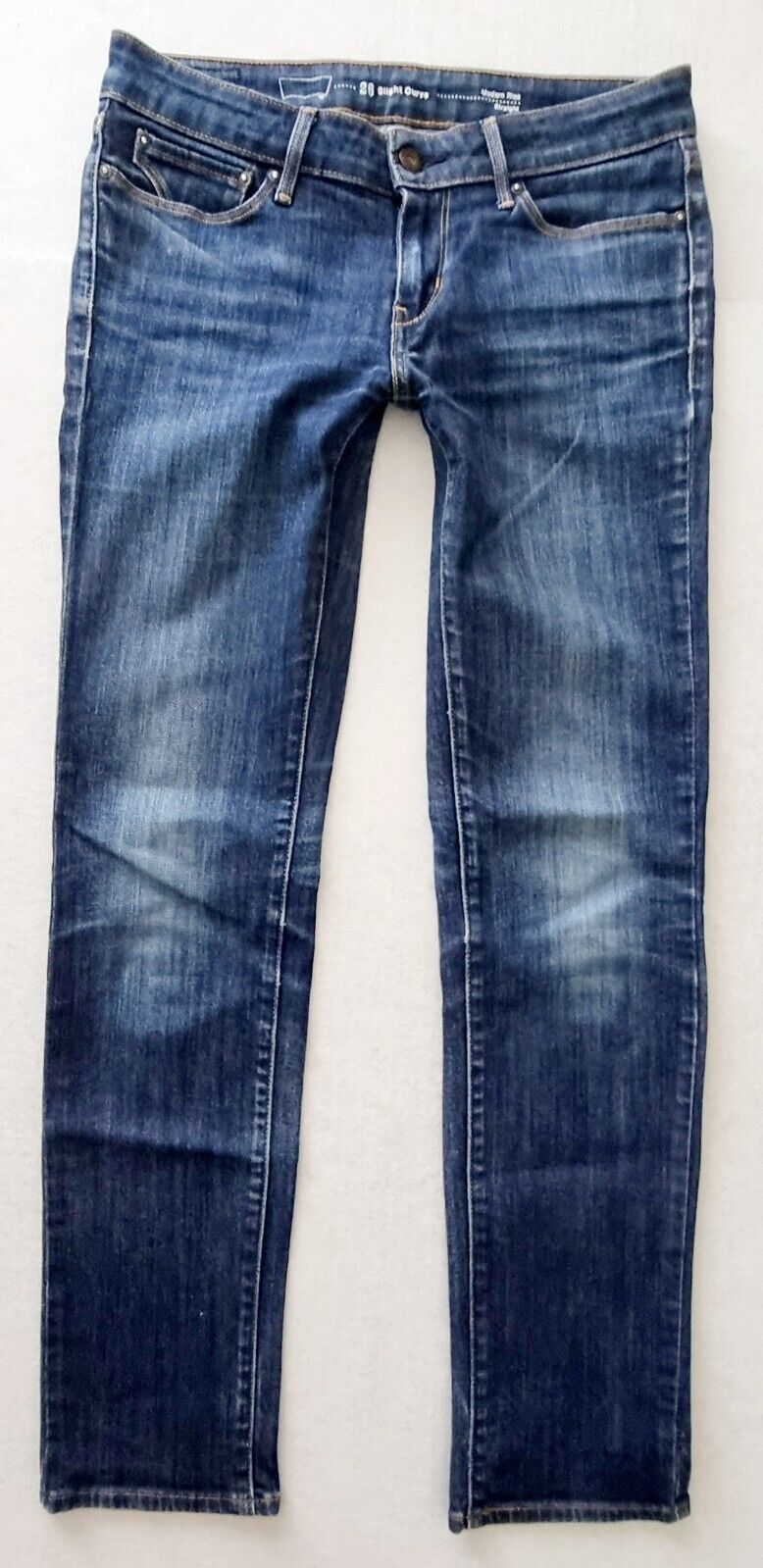 Levis Slight Curve Modern Rise Straight Leg Jeans Ladies Size 26x30