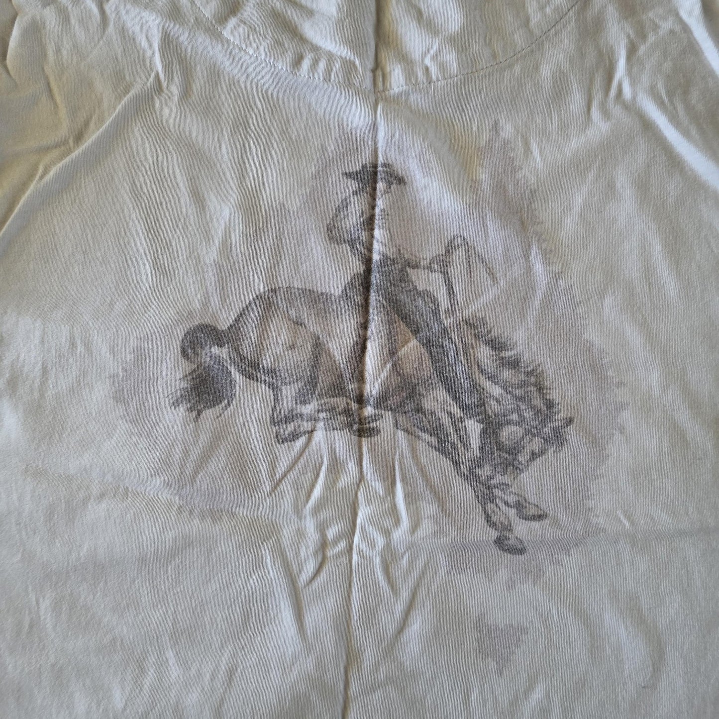 R.M. Williams Shirt Men's M White Short Sleeve Pocket Graphic T-Shirt Cotton
