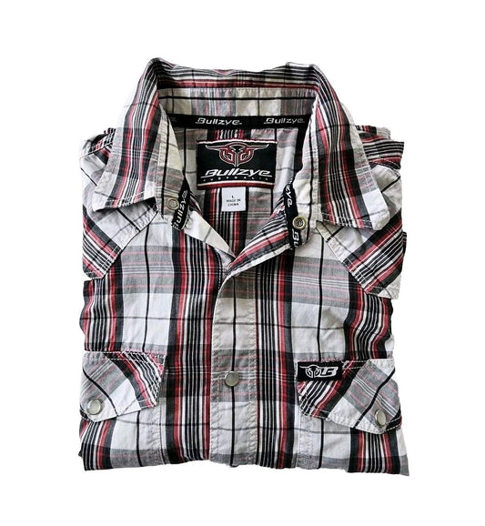 Bullzye Rodeo Short Sleeve Mens Shirt Size L